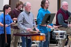 A 2024 rehearsal joined by Carson-Newman students